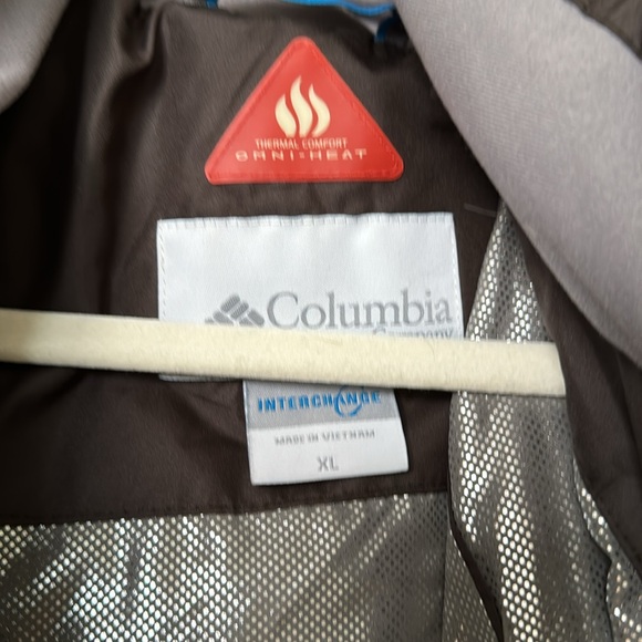 Columbia Thermal Comfort Omni Heat Interchange GreyNeon Green XL  Worn Once - Picture 4 of 8
